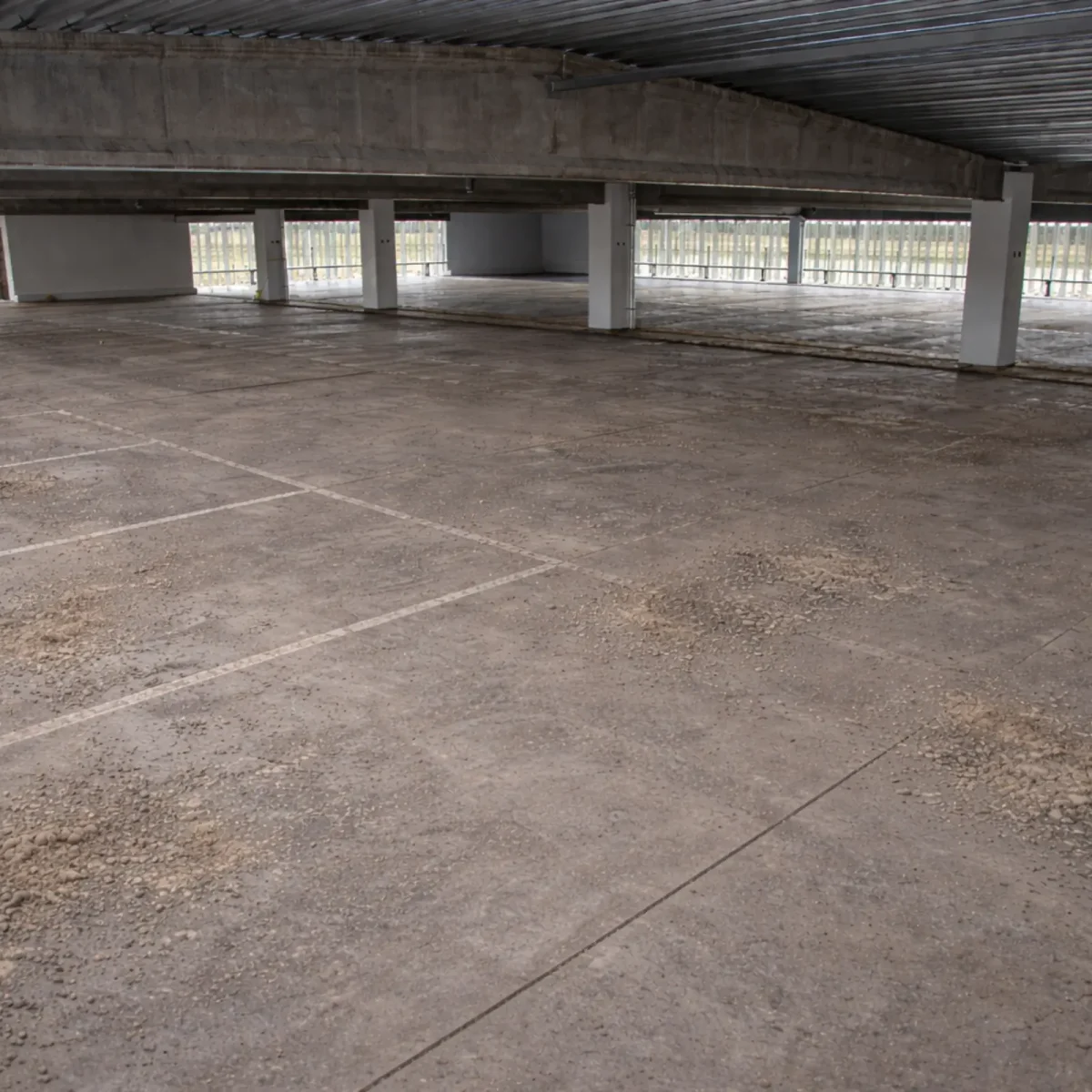 Før jti gulve parkeringskælder