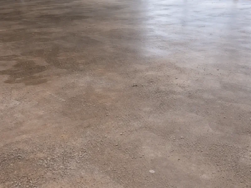 Inden flydespartel gulvet er lagt billede1